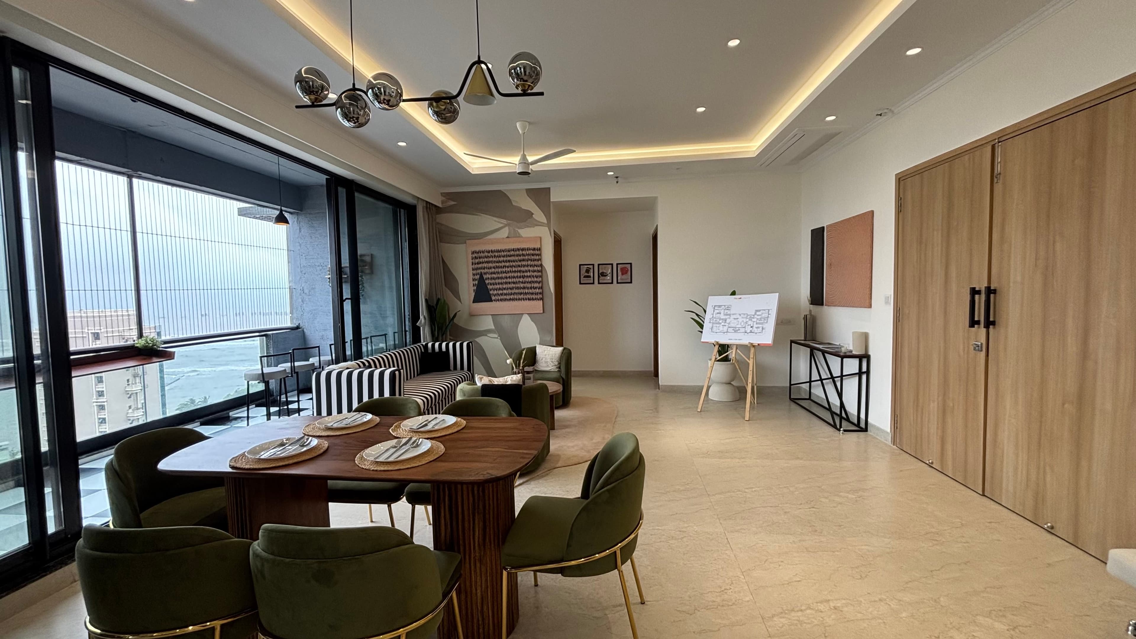 4 BHK Sea View Apartment for Sale in Bandra West | K L Astoria | 1735 Sq Ft